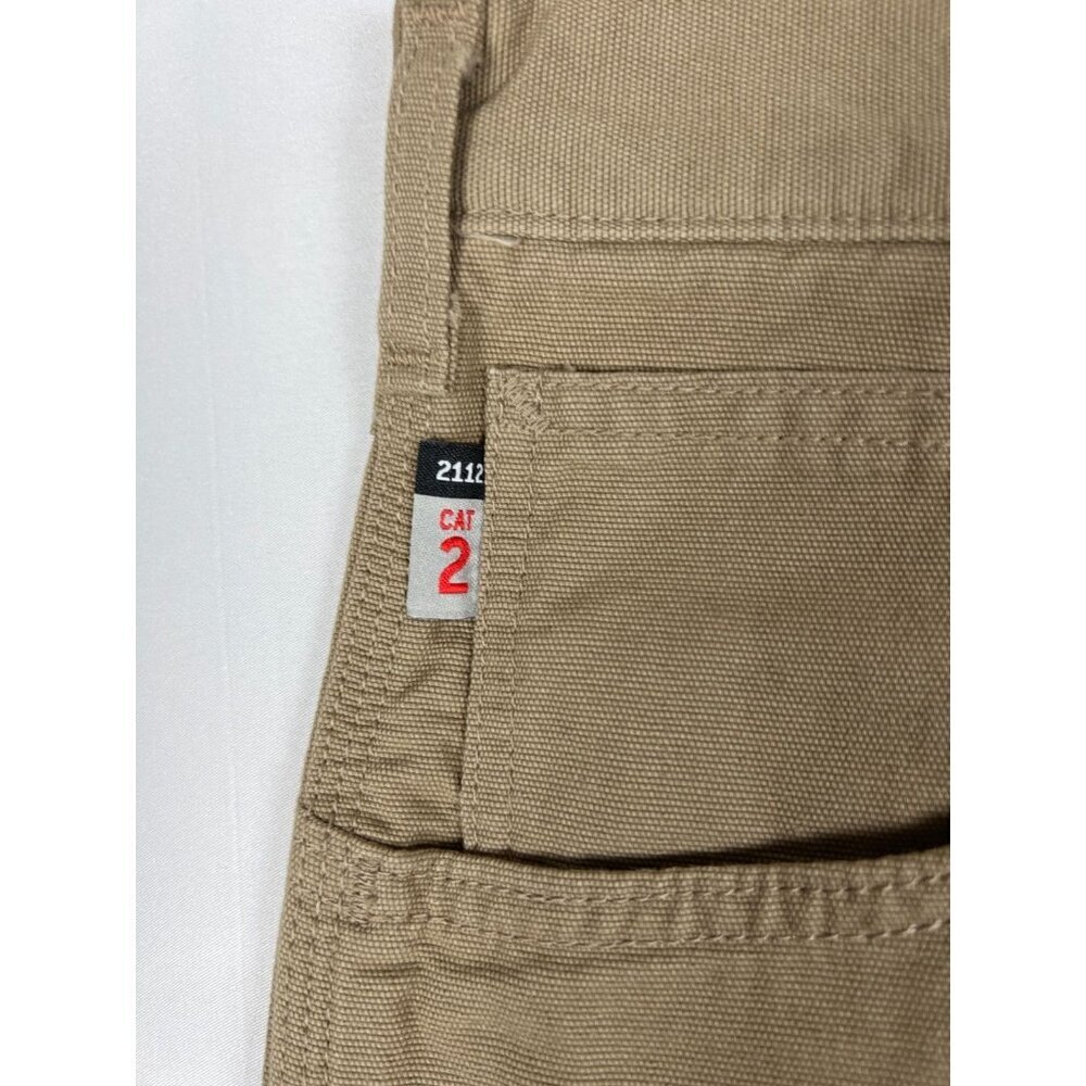 Carhartt Men's 36x30 FRB159-GKH Fit Midweight Canvas Pants Khaki NWT - Picture 3 of 9